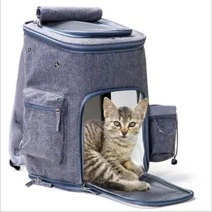 Airline-Approved foldable breathable pet carrier bag for Outgoing and traveling