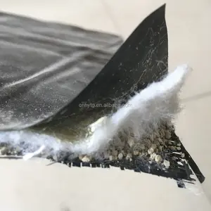 Couverture imperméable en bentonite avec revêtement en PE, revêtements d'argile géosynthétique (GCL) avec membrane HDPE