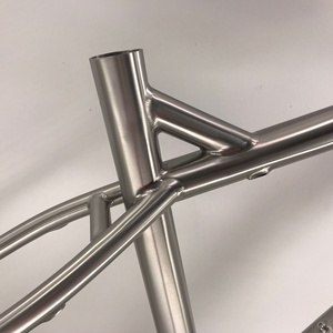 <span class=keywords><strong>Cuadro</strong></span> de Bicicleta de Montaña de <span class=keywords><strong>Titanio</strong></span> Super Hot Waltly <span class=keywords><strong>29</strong></span>+ para Neumáticos de 3.0 Pulgadas, 1.5 kg de Peso Ligero, para Uso en Arena y Nieve - Product Image 3