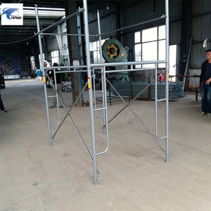 Giàn giáo chất liệu đặc điểm kỹ thuật 3'x6'8'' snap on đi bộ qua giá khung - Product Image 2