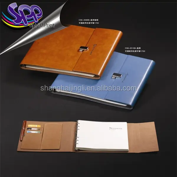 Persoonlijke Dagboek Spiraal Notebook Agenda Planner Organizer A5 Ringband Creatieve Note Book Leather Cover Kantoorbenodigdheden