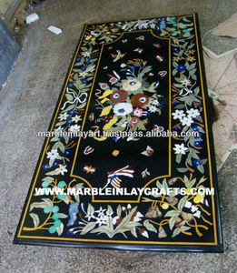 Piedra de mármol hecha a mano, antigua, con incrustaciones - Product Image 1