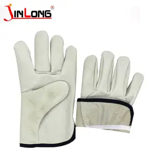 Sheepskin Gloves For Welder Durable Truck Driver Sheepskin Gloves White Sheep Skin In Winter