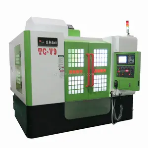 Rails de guidage linéaires Japon ou système de contrôle de Taiwan fraiseuse cnc 4 axes TC-V9