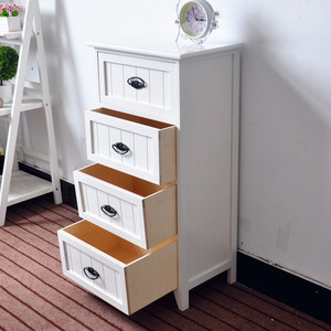 Thiết kế hiện đại màu trắng cổ cạnh giường ngủ ngực của ngăn kéo tổ chức bảng phòng khách đồ nội thất bằng gỗ rượu vang lưu trữ tủ - Product Image 4