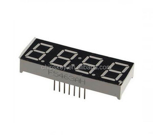 4 poco 7 seg rojo reloj led display ánodo común 14 0.56 "tubo digital 50*19 * 7.8mm - Product Image 1