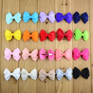 bow hair pinch clips, crocodile hair clips from korea