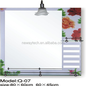 Đơn Giản Thiết Kế Phòng Tắm Tường Gương Với Kệ - Product Image 1