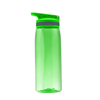 Bouteille d'eau de sport avec paille 1L 750ML Bouteille d'eau de conception étanche sans BPA Bouteille à boire en plastique Tritan