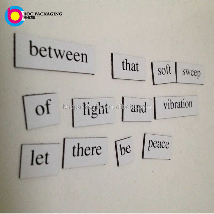 CUSTOM MAGNET POETRY