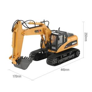 Huina Toys — <span class=keywords><strong>jouet</strong></span> RC camion de Construction, en alliage léger, Rotation de 1550, 1/14, 680 degrés, en métal - Product Image 5