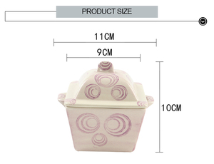 Autocollant carré mini <span class=keywords><strong>cocotte</strong></span> rose batteries de cuisine pour micro-ondes - Product Image 4