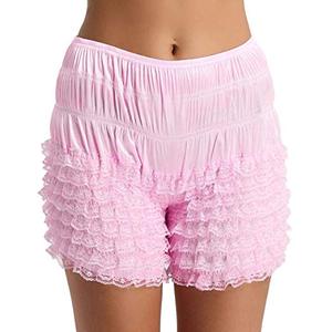 Oferta Especial: Tanga de Encaje con Volantes de Micromalla para Mujer, <span class=keywords><strong>Bragas</strong></span> Sexys con Volantes, Pantalones Cortos de Baile, Pettipant para Mujer - Product Image 4