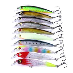 Großhandel wobbler lebendige angeln minnow köder locken tackle köder set, angeln locken mit kurbel köder