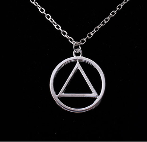 Collana con Ciondolo Geometrico Ispirato a <span class=keywords><strong>Eminem</strong></span> in Argento Sterling 925 Placcato Oro Rodio, Stile Personalizzato alla Moda, Catena da Uomo per Feste e Regali - Product Image 6
