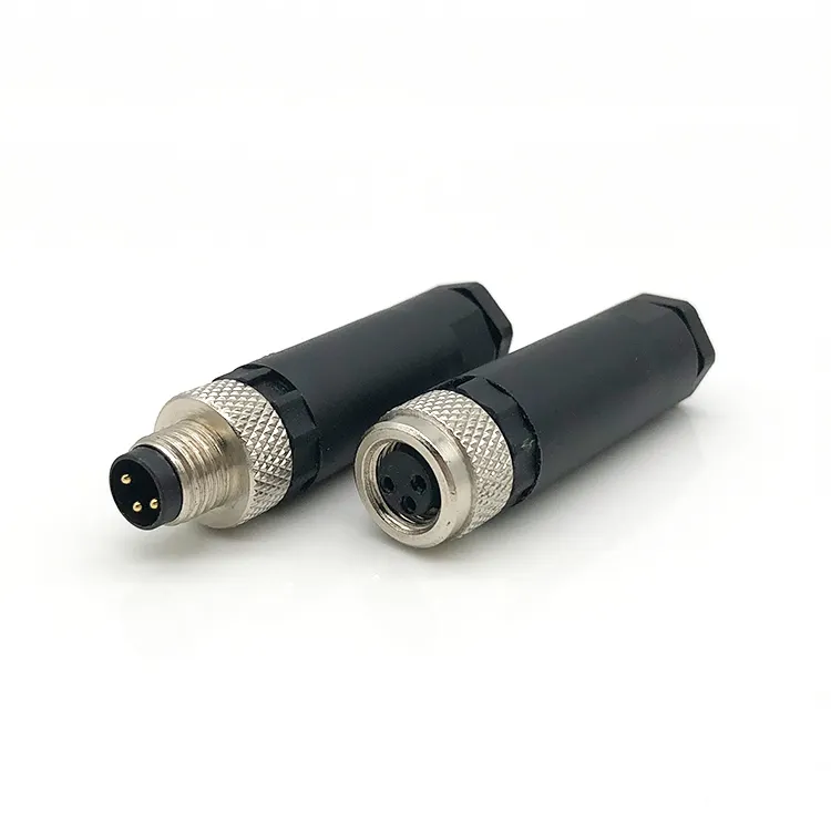 male and female Circular 3 pin IP67 Waterproof m8 connector