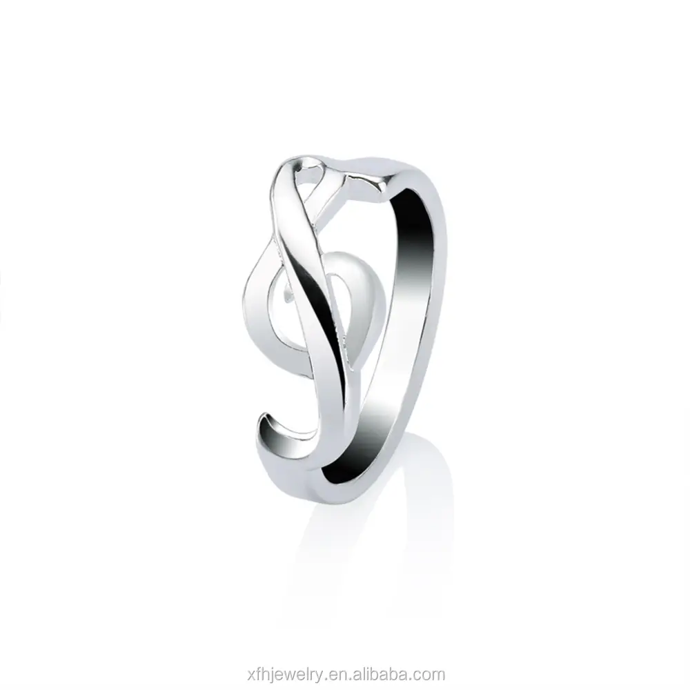 Best Verkopende Producten Ringen Music Notes Ontwerpen Ring 925 Sterling Zilveren Ringen