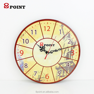 8 pollice di trasferimento di calore di sublimazione della Tintura blank MDF <span class=keywords><strong>orologio</strong></span> da parete <span class=keywords><strong>orologio</strong></span> di <span class=keywords><strong>forma</strong></span> rotonda - Product Image 2