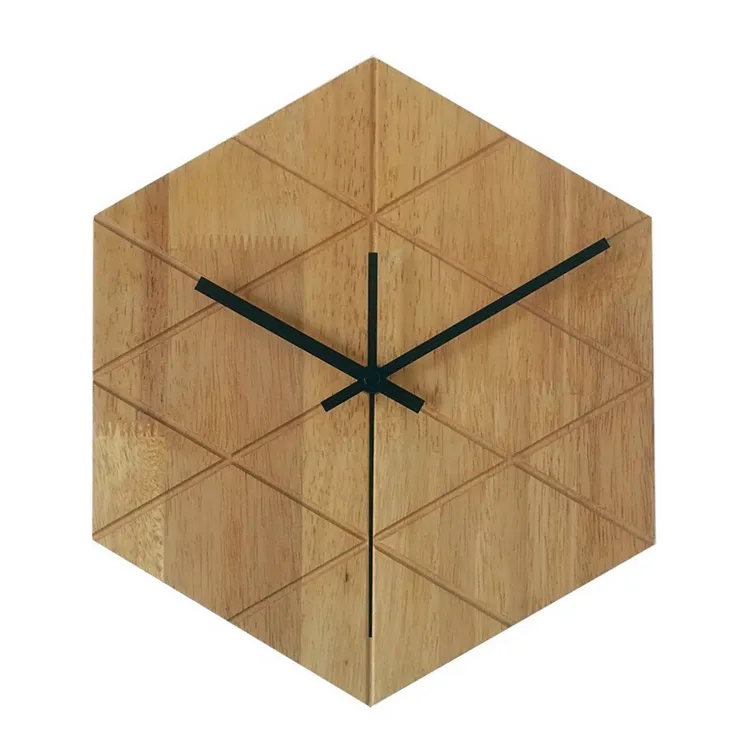 Reloj de pared de madera y goma para niños, personalizado Collins 2019, venta al por mayor, nuevo diseño, reloj de pared de madera
