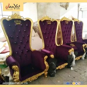 Elegante vendite evento barocco <span class=keywords><strong>bianco</strong></span> <span class=keywords><strong>re</strong></span> e la regina sedie - Product Image 6