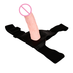 Cinturino vuoto per uomo cinturino su vibratore Dildo cavo cinturino vibrante realistico per coppie Strapon del pene - Product Image 4