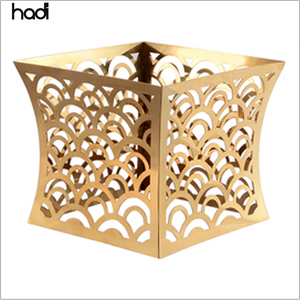 China hadi catering restaurante decoraciones dorado soportes de exhibición de alimentos elevador de lujo hadi buffet <span class=keywords><strong>riser</strong></span> inoxidable - Product Image 5