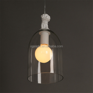 Moderna cerámica blanca claro cristal de <span class=keywords><strong>la</strong></span> lámpara colgante para bar y <span class=keywords><strong>restaurante</strong></span> - Product Image 3