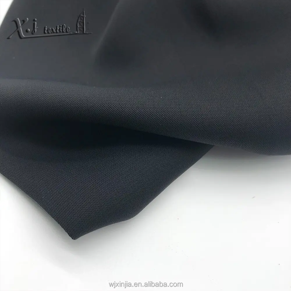 Material de tecido abaya/fursan/formal preto/tecido barato