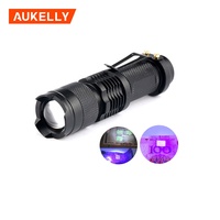 Linternas de Luz Ultravioleta Violeta de 395 nm, Detector de Fluorescencia, Detector de Orina de Mascotas, Linterna LED Ultravioleta