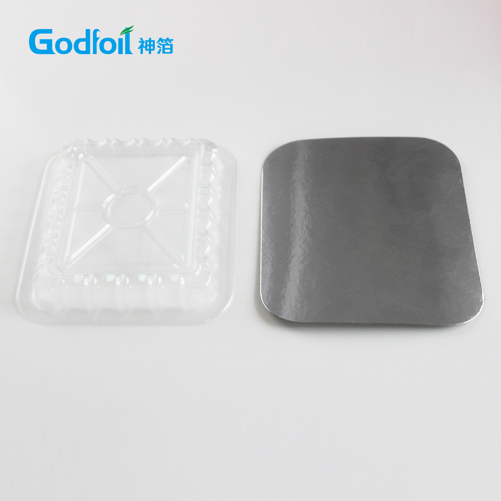 Descartable de Aluminio modelo C-10, capacidad de 470cc con tapa incluida