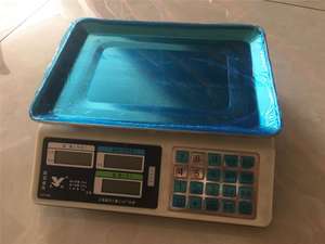 Manuel <span class=keywords><strong>d</strong></span>'utilisation de la <span class=keywords><strong>balance</strong></span> de calcul de prix de la série Acs avec bouton en acier inoxydable - Product Image 2