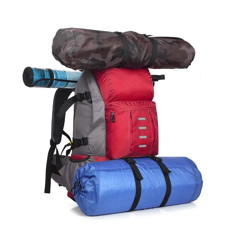 Al por mayor luz peso 50L escalada Camping montañismo deportes mochila impermeable ultraligero mochila de senderismo