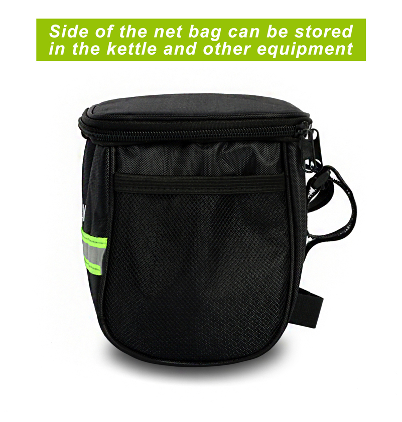 Borsa Da Telaio Per Bici Riflettente, Antiurto, Con Doppia Cerniera Sensibile Per Ciclismo Notturn 95030552