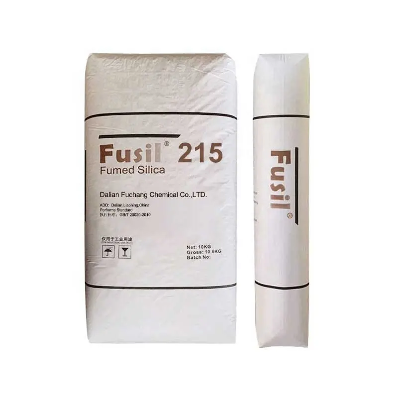 산성 실리콘고무 Pvc 원료 Fusil215 를 위한 높은 순수성 Fumed 실리카
