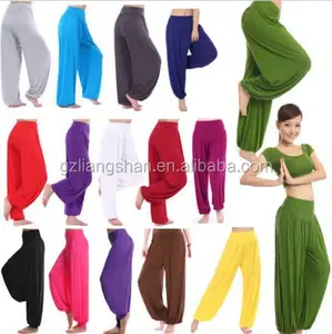 OEM Frauen Harem Genie Aladdin Kausale Zigeuner Tanz Yoga Hose Hose Baggy Jumps uit Hareem Plus Size Loose Pants