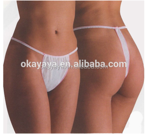 ホットセールスタイルPP不織布Gストリング使い捨てパンティーセクシーな下着アジアの女性フリーサイズ - Product Image 4