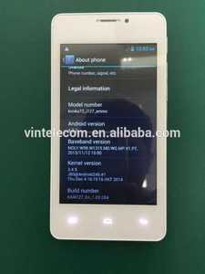 Baratos 4" teléfonointeligente con mtk6572 de doble núcleo/android4.2/512m/4g/bluetooth/gps/tv/2g/3g llamando/dual de la cámara - Product Image 4