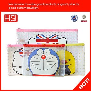 dessin animé de bonne qualité <span class=keywords><strong>en</strong></span> vinyle transparent cosmétiques sac de <span class=keywords><strong>voyage</strong></span> - Product Image 1