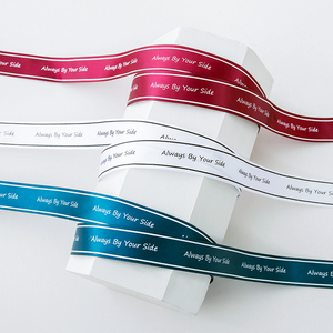 Nuevo diseño letras en inglés de regalo colorido flores de la cinta de embalaje decoración florista <span class=keywords><strong>ramo</strong></span> lazos Multi colores - Product Image 2