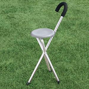 Old People Folding Stool <strong>Walking</strong> Stick <strong>With</strong> Chair Function <strong>Walking</strong> <strong>Aids</strong> <strong>Seat</strong> Sticks <strong>Walking</strong> <strong>Seat</strong> Cane - Product Image 2