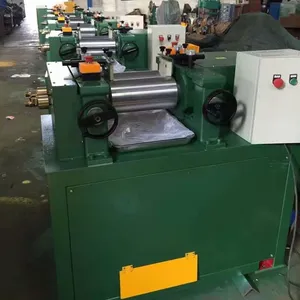 Twee Roll Rubber Mengen Machine Siliconen Rubber Mengen Molen Lab Rubber Mixer Machine