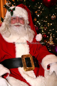 Costume da Babbo Natale con <span class=keywords><strong>barba</strong></span> <span class=keywords><strong>e</strong></span> <span class=keywords><strong>baffi</strong></span> in pelo di yak bianco - Product Image 4