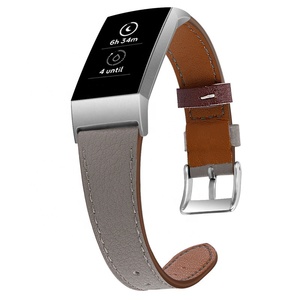 Dây Đeo Đồng Hồ Da Thật Thay Thế In Hoa Cho <span class=keywords><strong>Fitbit</strong></span> <span class=keywords><strong>Charge</strong></span> <span class=keywords><strong>3</strong></span> - Product Image 3