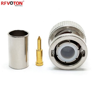 Đồng thau RG6 RG59 f cáp đồng trục kết nối CCTV máy ảnh kết nối nam nữ để nữ RG 59 BNC kết nối - Product Image 4