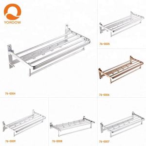 Hotel di lusso <span class=keywords><strong>bagno</strong></span> di uso hardware supporto del tovagliolo portasciugamani cremagliera <span class=keywords><strong>bagno</strong></span> <span class=keywords><strong>mensola</strong></span> del tovagliolo di alluminio - Product Image 3
