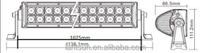 2015 venta superior 10-30 V 44 pulgadas 4x4 Offroad llevó la luz 240 W luz LED ámbar <span class=keywords><strong>bar</strong></span> - Product Image 3
