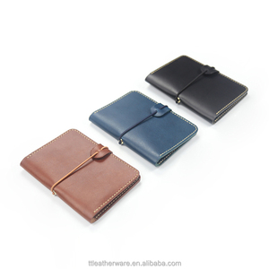 Custom Design Genuine Leather Passport Cover with <b>Card</b> Slot - Product Image 1