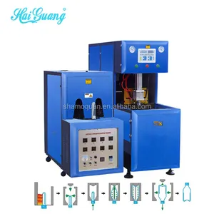 Mg-880 semi auto bottle blowing machine/manual pet bottle blow molding line