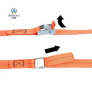 1 "कैम बकल सामान टाई नीचे स्ट्रैप अंतहीन पॉलीप्रोपाइलीन 10 फीट 200kg ब्रेकिंग ताकत - Product Image 5