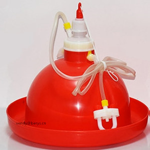 Abreuvoirs automatiques pour volailles Berys Plasson Bell <span class=keywords><strong>Poulet</strong></span> & Caille Nouveaux Rouge/Jaune/Blanc BYS-D008 - Product Image 2